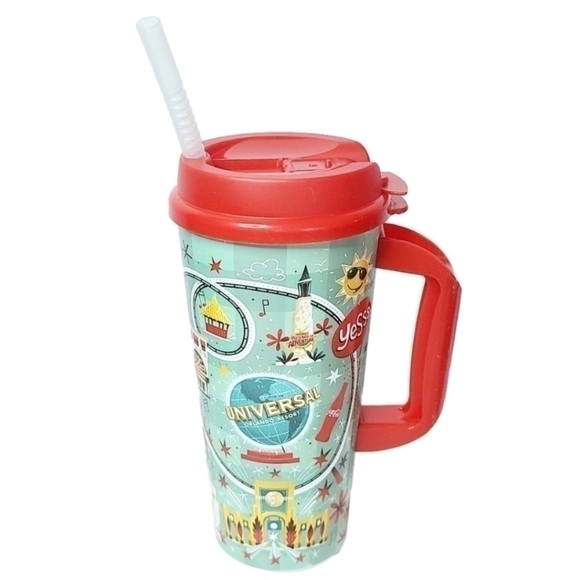 UNIVERSAL Orlando Theme Parks Handle Reusable Freestyle Drink Refill Cup - Picture 1 of 6